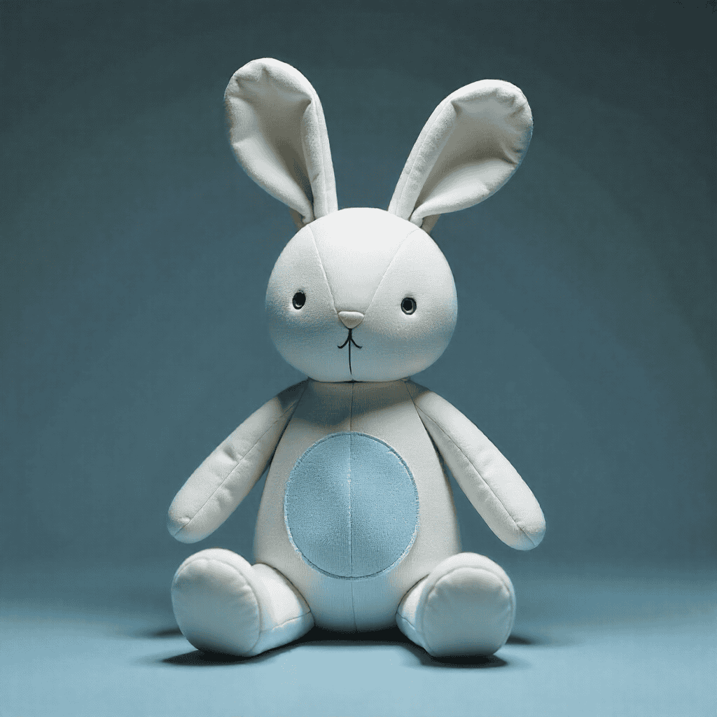 Soft Bunny Cloudlet - Handmade plush toy